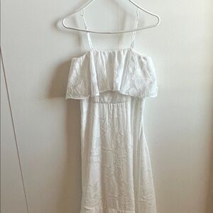 Lulu's White Midi Dress